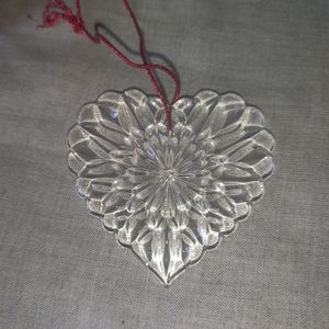 Silvestri crystal Christmas ornament heart